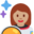 woman astronaut, medium skin tone